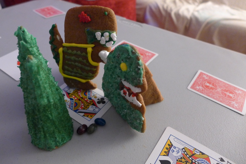 Illustration for article titled Gingerbread Kaiju might be the most delicious game ever made